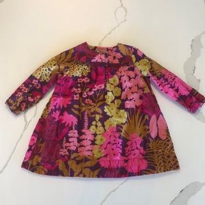 Pink Chicken Floral Dress